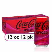 Coca-Cola® Zero Sugar Spiced Raspberry Soda Cans Perspective: Main