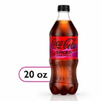 Coca-Cola® Zero Sugar Spiced Raspberry Soda Bottle Perspective: Main