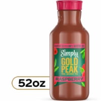 Simply Gold Peak Real Brewed Sweet Tea With Simply Raspberry Juice Perspective: Main