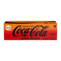 Coca-Cola® Zero Sugar Orange Cream Soda Cans Perspective: Main