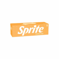 Sprite® Tropical Mix Lemon Lime and Tropical Fruit Caffeine Free Soda Cans Perspective: Main