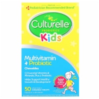 Culturelle® Natural Fruit Punch Kids Complete Multi-Vitamin + Probiotic Chewable Tablets