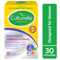 Culturelle® Women's Wellness Probiotic Daily Chewable Supplement Perspective: Main