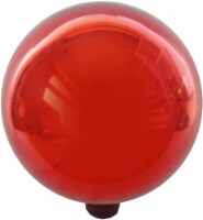 Gardener Select GSA14BFG08 Glass Gazing Globe, Metallic Red