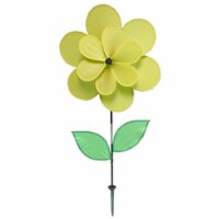 Gardener's Select Double Petal Pin Wheel, Yellow, 18 x 18 x 28