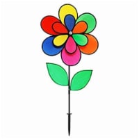 Gardener's Select 12 Petal Pin Wheel with 2 Leaves, 18 by 28