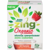 Zing Organic Zero Calorie Stevia Sweetener Packets Perspective: Main