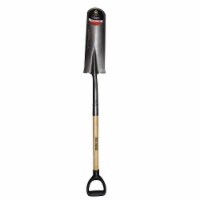 Jones Stephens S49423 AMES No. 15-738 Premium Grade Wood Handle Shovel with D-Handle, 16 in.