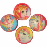 US Toy 4562 32 mm Unicorn Bounce Balls - Pack of 12