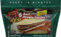 J.T.M.® Fully Cooked Beef Hoagie Patties Perspective: Main