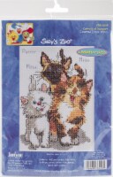 Janlynn/Suzy's Zoo Mini Counted Cross Stitch Kit 5 X7 -Cattails Of Duckport (14 Count)