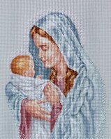 Janlynn Counted Cross Stitch Kit 12 X15 -The Blessed Mother (14 Count)