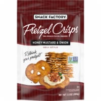 Snack Factory Pretzel Crisps Honey Mustard and Onion