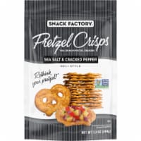 Snack Factory Pretzel Crisps Sea Salt & Cracked Pepper
