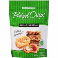 Pretzel Crisps Garlic Parmesan Deli Style Pretzel Crackers