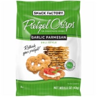 Pretzel Crisps Garlic Parmesan Deli Style Pretzel Crackers 1.5Oz Bag (Pack of 24)