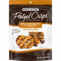 Snack Factory Milk Chocolate & Caramel Drizzlers Pretzel Crisps