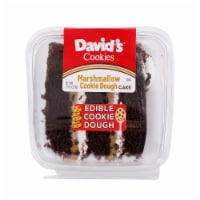 David's Cookies Marshmallow Cookie Dough Cake Slice