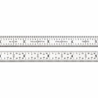 Starrett Steel Rule,Heavy Spring-Tempered,48 In  C416R-48