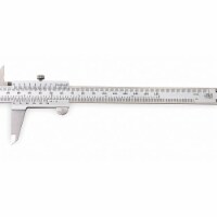 Starrett Vernier Caliper w/Case,8 In/200mm  125MEA-8/200