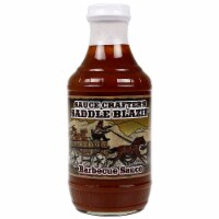Sauce Crafters Saddle Blazin BBQ Sauce Sweet Smokey 19 Oz Bottle