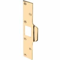 Prime-Line Maximum Security Deadlatch Door Strike - Brass