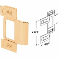 Defender Security Small Brass Adjust-A-Strike Plate U 9486