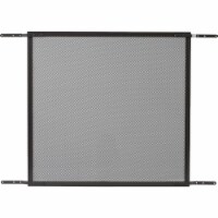 Prime-Line Make-2-Fit 34.5 In. x 24 In. Mill Brown Door Grille for 36 In. Door