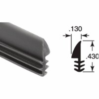 Prime-Line .130 x .430 x 200 Ft. Glass Glazing Spline P7795