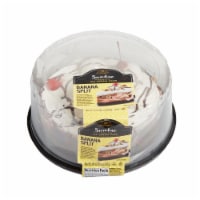 Jon Donaire 8" Banana Split Ice Cream Cake with Chocolate, Banana and Strawberry Icing, Serves 12 Perspective: Main