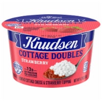 Knudsen Cottage Doubles Strawberry Topping & Low Fat Cottage Cheese Cup