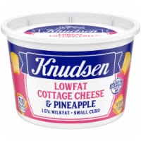 Ralphs Knudsen Small Curd Low Fat Cottage Cheese Pineapple 16 Oz