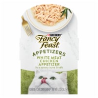 Purina Fancy Feast Appetizers Wet Cat Complement White Meat Chicken Appetizer in a Savory Tuna Broth Perspective: Main