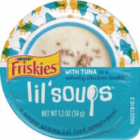 Purina Friskies Lil' Soups Wet Cat Food Complement with Tuna in Chicken Broth Perspective: Main