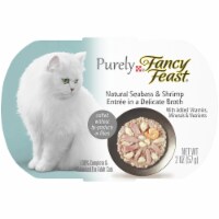 Purina Fancy Feast Purely Natural Seabass & Shrimp Entree Wet Cat Food