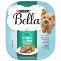Bella Porterhouse Steak Flavor in Savory Juices Small Breed Wet Dog Food