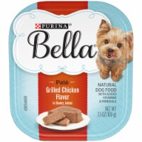 Purina Bella Grilled Chicken Flavor in Savory Juices Small Breed Pate Wet Dog Food - 3.5 Ounces