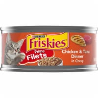 Friskies Prime Filets Chicken and Tuna Dinner with Gravy Wet Cat Food