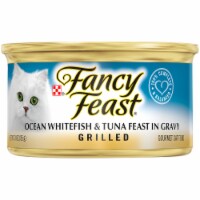 Purina® Fancy Feast® Grilled Ocean Whitefish & Tuna Feast in Gravy Wet Cat Food