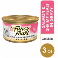 Purina Fancy Feast Grilled Wet Cat Food in Gravy Salmon & Shrimp Feast Perspective: Main