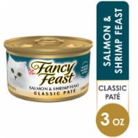 Purina Fancy Feast Wet Cat Food Pate Salmon & Shrimp Feast Perspective: Main