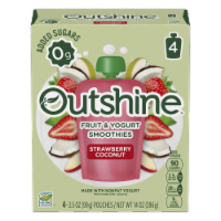 Outshine® Strawberry Coconut Yogurt Smoothie Pouch Perspective: Main