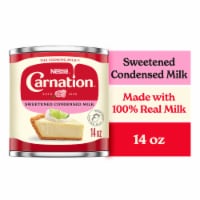 Nestlé Carnation Sweetened Condensed Milk Shelf Milk Canned Milk Perspective: Main