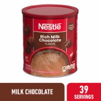 Nestle Hot Cocoa Rich Milk Chocolate Flavored Mix Powder Canister Perspective: Main