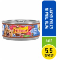 Purina Friskies Extra Gravy Wet Cat Food Pate with Tuna in Savory Gravy Perspective: Main