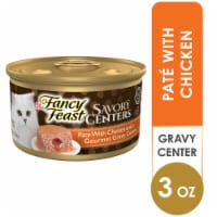 Purina Fancy Feast Savory Centers Wet Cat Food Pate with Chicken & a Gravy Center