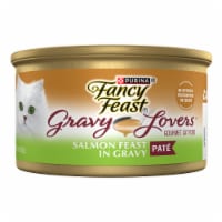 Purina® Fancy Feast® Gravy Lovers™ Salmon Feast Pate in Gravy Adult Wet Cat Food Perspective: Main