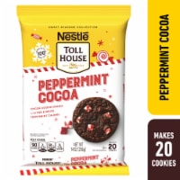 Nestle Toll House Peppermint Cocoa Cookie Dough Refrigerated Cookie Dough Perspective: Main