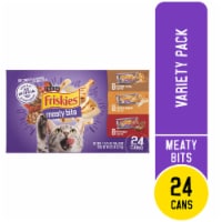 Purina Friskies Meaty Bits Wet Cat Food in Gravy Variety Pack Perspective: Main