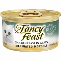 Fancy Feast Marinated Morsels Chicken Feast in Gravy Wet Cat Food Can Perspective: Main